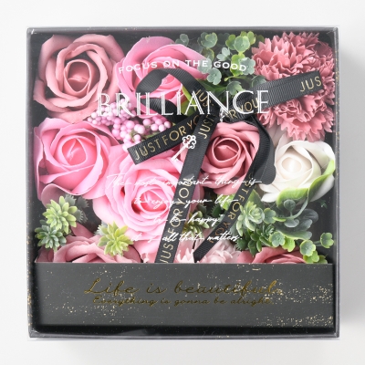 ソープフラワー アンティークBOX ピンク