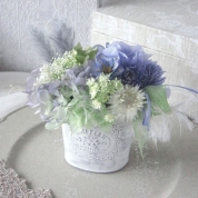 [パルク・フローラル]うつろいアジサイのふんわりアレンジ　