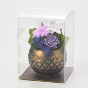 [リッシュドフルール]仏花プリザーブドフラワー(陶器)　