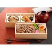 [松坂牛 よし田]国産黒毛和牛 すき焼き二段重