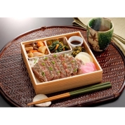 [松阪牛 よし田]国産黒毛和牛ステーキ弁当