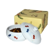 【夏フード】［錦松梅］＜季節限定品＞有田焼容器入「涼」