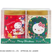 ［山本海苔店］クリスマスデザインハローキティのりチップス　2缶詰