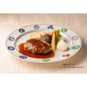 【肉の日事前予約】［浅草今半］国産黒毛和牛ハンバーグ＆国産黒毛和牛切り落としセット