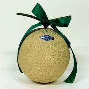 【食品お買得市】［築地定松］静岡温室メロン