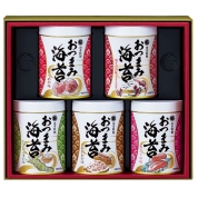 【新宿店お渡し】[山本海苔店]おつまみ海苔5缶詰合せ〈OR5〉