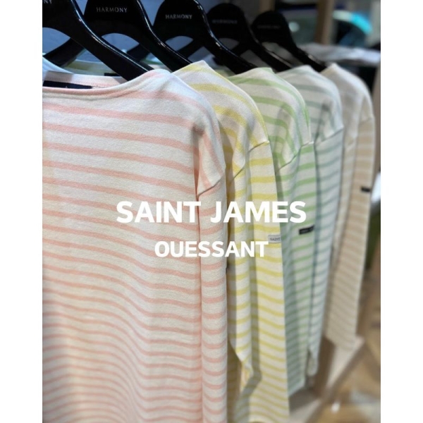 SAINT JAMES/セントジェームス］OUESSANT ウェッソン ボートネック
