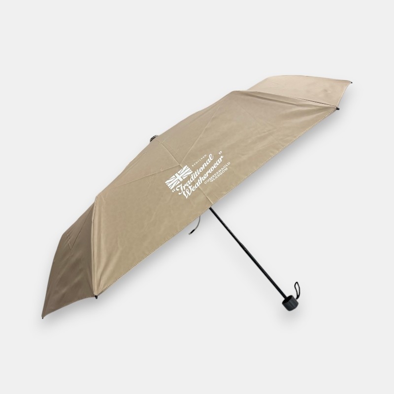 [Traditional Weatherwear]LIGHT WEIGHT UMBRELLA ベージュ×レオパード