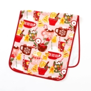 ［ホットマン］ブロースト/フェイスタオル　レッド