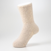 [ナイガイ]みんなのくつした(Universal Design Socks)/あたたかソックス　ベージュ(21)