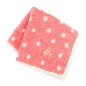 [アニエスベー］タオルハンカチーフ（188293-15121）ピンク