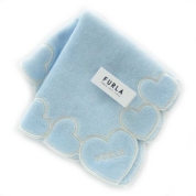 [フルラ］タオルハンカチーフ（218030-0203）ブルー