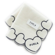 [フルラ］タオルハンカチーフ（218030-0203）ホワイト