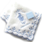 [ウェッジウッド］タオルハンカチーフ（138857-2202）ホワイト