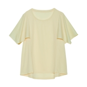 [GlamourPrincess]【吸水速乾・抗菌防臭加工】アクティブメッシュTシャツ_90468　クリーム