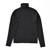 【SALE】[MAGLIA STELLA/マリアステラ]タートルネックリブニット（ブラック）