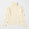 【SALE】[MAGLIA STELLA/マリアステラ]タートルネックリブニット（オフホワイト）