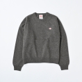 【DANTON/ダントン】ラムウールクルーネックプルオーバーニット　