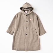 [DANTON/ダントン]フード付きロングコート　