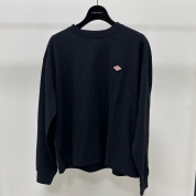 [DANTON/ダントン]LONG SLEEVE T-SHIRT BLACK(#DT-C0269 TCB)