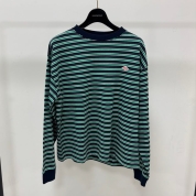 [DANTON/ダントン]LONG SLEEVE T-SHIRT DK NAVY×GREEN×GREY MULTI(#DT-C0269 TCB)