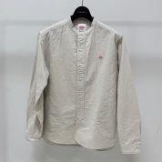 [DANTON/ダントン]BAND COLLAR SHIRT　OYSTER(#DT-B0279 SOX)