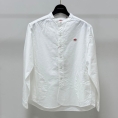 [DANTON/ダントン]BAND COLLAR SHIRT　WHITE(#DT-B0279 SOX)
