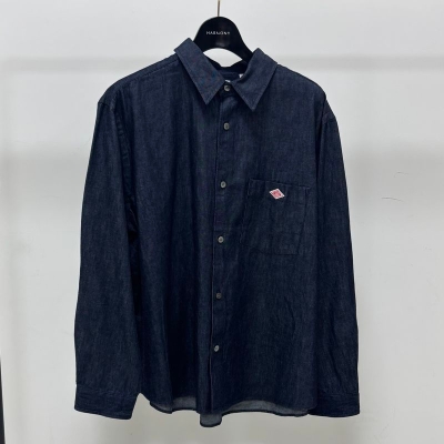 [DANTON/ダントン]REGULAR COLLAR SHIRT　INDIGO(#DT-B0442 DUG)