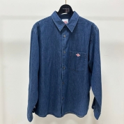[DANTON/ダントン]REGULAR COLLAR SHIRT　LIGHT INDIGO(#DT-B0442 DUG)