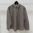[DANTON/ダントン]COTTON TWILL CLASSIC COLLAR SHIRT　BEIGE CHECK(#DT-B0391 PPU)