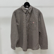 [DANTON/ダントン]COTTON TWILL CLASSIC COLLAR SHIRT　BEIGE CHECK(#DT-B0391 PPU)
