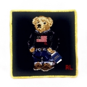 [ポロ ラルフ ローレン] シェニール織ハンカチ（12902705）ネイビーブルー