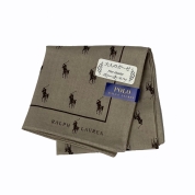 [ポロ ラルフ ローレン]紳士ハンカチ(12101120)　ベージュ