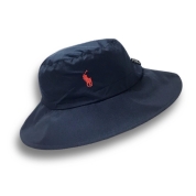 [ポロ ラルフローレン]PP刺繍 遮光パラソルハット（23-119-13301)　74 ネイビー
