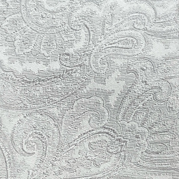 ꧁極美品꧂ アクアスキュータム ネクタイ ペイズリー フォーマル ホワイト 光沢 極美品꧂ アクアスキュータム ネクタイ ペイズリー フォーマル