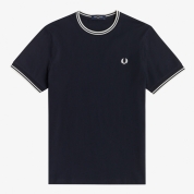 [FRED PERRY/フレッドペリー]Twin Tipped T-Shirt　NAVY