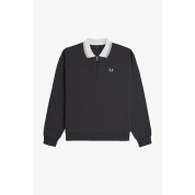 【FRED PERRY/フレッドペリー】ジップネックカラースウェットTシャツ
