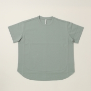 [ディニテコリエ]裾切替プルオーバー（ミントブルー）　