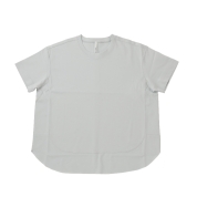 [ディニテコリエ]裾切替プルオーバー（アイスブルー）　