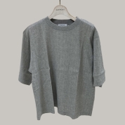 [ビワコットン]クルーネックＴシャツ/モデレート (3414845)トップグレー