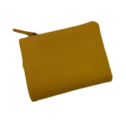 【SALE】[ノストロアテュー]コンパクト財布小銭入れ付き　イエロー