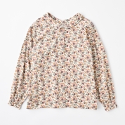 【SALE】[sosotto]リバティプリントコーデュロイブラウス(日本製)