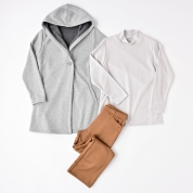 【SALE】[Noa-ge]3点セット②（ライトグレー）Mサイズ