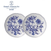 【SALE】[ボヘミア陶器]ブルーオニオンプレート（ペア）　