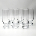 【SALE】[ボヘミアクリスタル]ビアグラス（６客）　