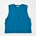 【SALE】[Liyoca(リヨカ)]ニットベスト　ブルー