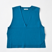 【SALE】[Liyoca(リヨカ)]ニットベスト　ブルー