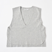 【SALE】[Liyoca(リヨカ)]ニットベスト　グレー