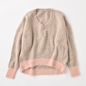 【SALE】[ミ・デゥー]VネックPO　ベージュ（1134-08025）　