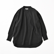 【SALE】[ミ・デゥー]ゴム地ハイネックドルマンチュニック　ブラック（1133-08060）　